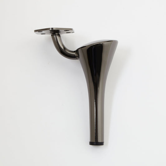Black Metal Leg 70mm x 160mm